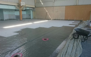 Reprise des travaux au gymnase LADOUMEGUE