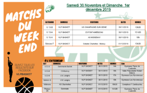 matchs du 30 nov et 1er décembre