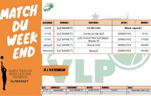 matchs du 28 et 29 sept